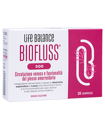 LIFE BALANCE BIOFLUSS 500 30 COMPRESSE SENZA GLUTINE