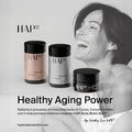 HAP BODY BRAIN SKIN STARTER SYSTEM 1 BODY 9:9 60 CAPSULE + 1BRAIN 5:5 60 CAPSULE + 1 SKIN 3:3 OPTIMIZING FACE CREAM 50ML