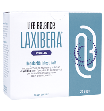 LIFE BALANCE LAXIBERA 20 BUSTINE ALBICOCCA CON EDULCORANTI SENZA GLUTINE NATURALMENTE PRIVO DI LATTOSIO