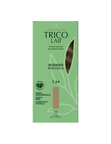 LABORATORIO DELLA FARMACIA COLORE 7,24 BIONDO NOCCIOLA PROMO1 CREMA COLORANTE 50 ML + 1 RIVELATORE IN CREMA 75 ML