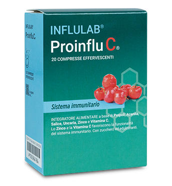 LABORATORIO DELLA FARMACIA PROINFLU C 20 COMPRESSE EFFERVESCENTI LINEA PROPOLI