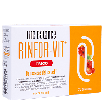 LIFE BALANCE RINFOR-VIT TRICO 30 COMPRESSE SENZA GLUTINE NATURALMENTE PRIVO DI LATTOSIO